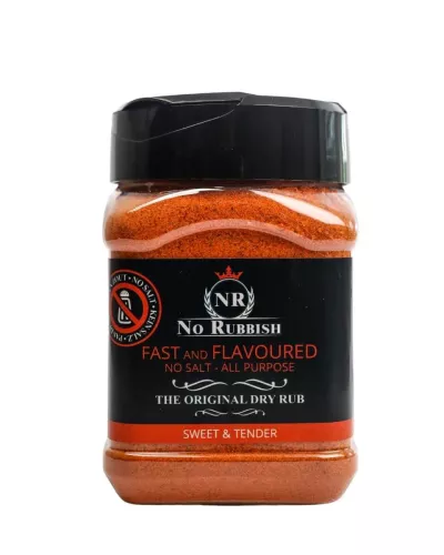 No Rubbish No Rubbish BBQ Rub Fast &, Flavoured No Salt AP (FastFlavoured NoSalt)