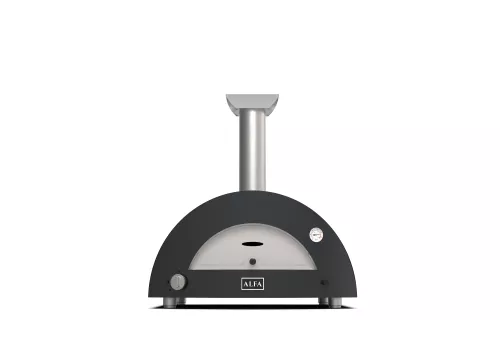 Alfa Forni Moderno 2 Pizze Grijs Hybride