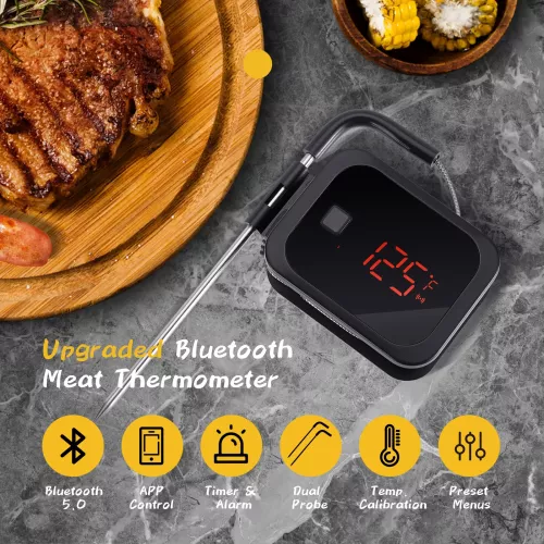 Inkbird BBQ Thermometer Inkbird IBT-2X Thermometer met LCD en Bluetooth (IBT-2X)