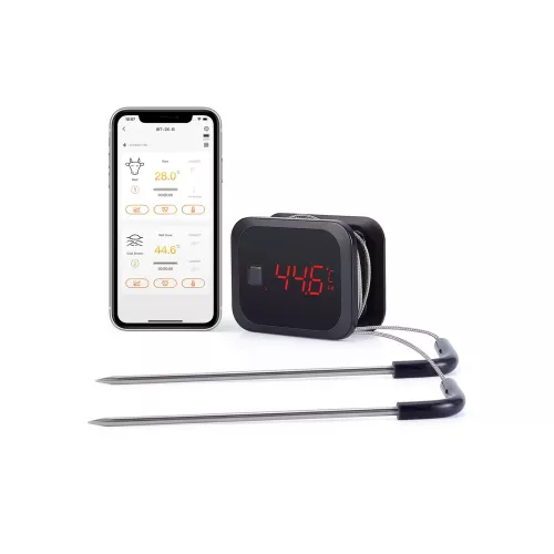 Inkbird BBQ Thermometer Inkbird IBT-2X Thermometer met LCD en Bluetooth (IBT-2X)