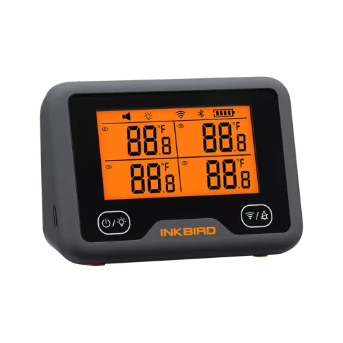 Inkbird BBQ Thermometer Inkbird IBBQ-4BW Thermometer met LCD WiFi BT (IBBQ-4BW)