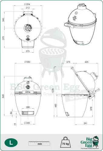 Big Green Egg Big Green Egg Large (BGE-117632)