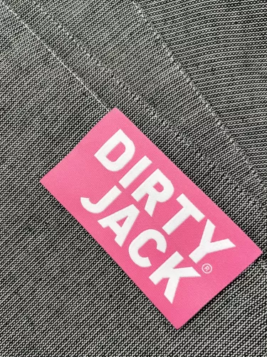 DIRTY JACK DIRTY JACK Kookdoek  Charcoal - Pink Label (DJKD014)