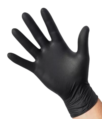 Smokin' Flavours Nitril handschoen zwart M 100 stuks (SF521)