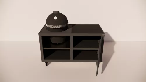 Roostr Roostr Buitenkeuken Rubix Duo met wielen en Kamado Inlay (20000)
