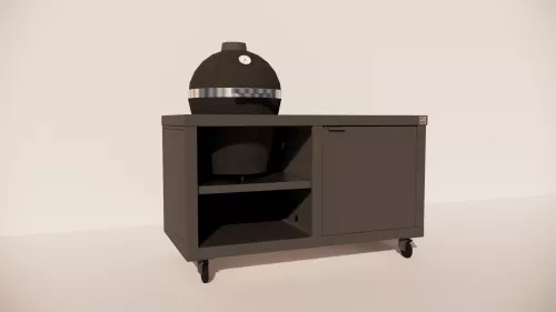 Roostr Roostr Buitenkeuken Rubix Duo met wielen en Kamado Inlay (20000)