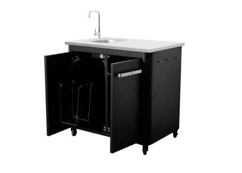 Cozze Cozze Werkbank 2-Deurs met Wasbak en Kraan 93,5 cm (90529)