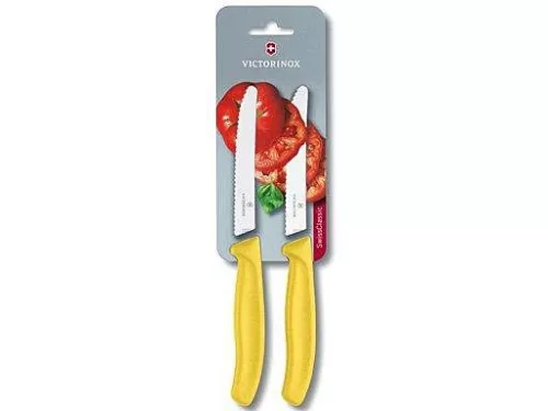   Victorinox Tomatenmes Tafelmes Kartel Geel 2 stuks