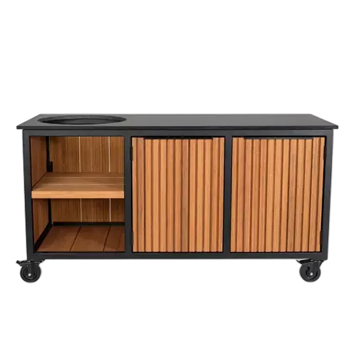 Fraaii Buitenkeuken Bamboo Teak Oil Rhombus Inferno