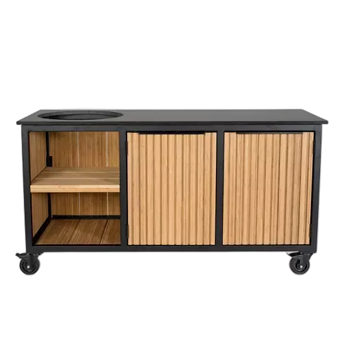Fraaii Buitenkeuken Bamboo Natural Rhombus Inferno XL