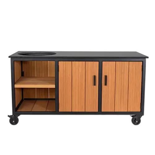 Fraaii Buitenkeuken Bamboo Teak Oil Inferno XL