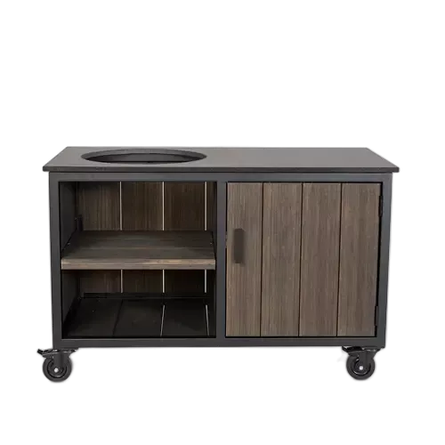 Fraaii Buitenkeuken Bamboo Graphite Storage