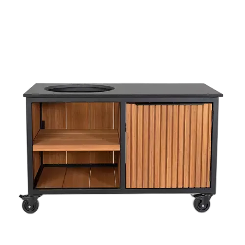 Fraaii Buitenkeuken Bamboo Teak Oil Rhombus Storage XL