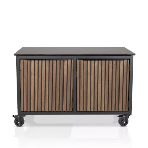 Fraaii Buitenkeuken Dicht Blad Bamboo Graphite Rhombus Storage