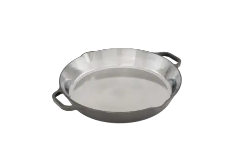 PitmasterX Hand polished skillet met twee handvatten12 inch