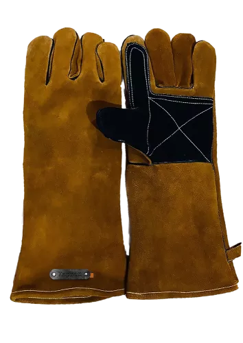 Xapron Xapron BBQ Handschoenen Cognac - Zwart Suede (BGL480111)