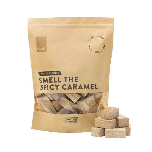 Smokin' Flavours Smokin' Flavours Rookchunks 1,5 KG eik  (SF110)