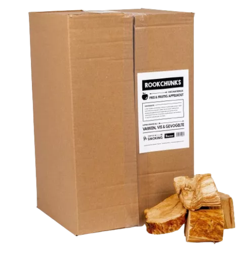 Smokin' Flavours Smokin' Flavours Rookchunks 5 KG appel (SF119)