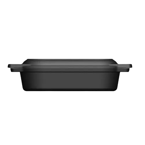 Valhal Outdoor Valhal Dutch Oven Braadpan Gietijzer met Grill Deksel Ovaal 1 Liter (VH1L)