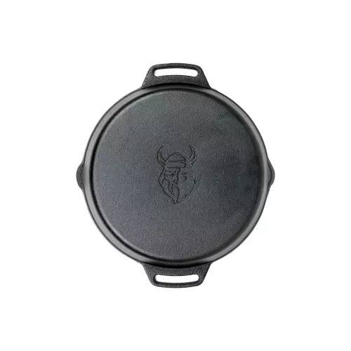 Valhal Outdoor Valhal Skillet Gietijzer met Handgrepen 30 cm (VH30H)