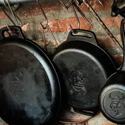 Valhal Outdoor Valhal Skillet Gietijzer met Handgrepen 30 cm (VH30H)