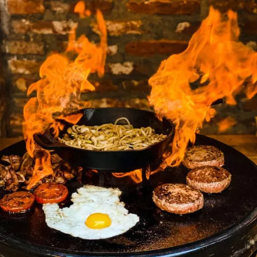 Valhal Outdoor Valhal Skillet Gietijzer met Handgrepen 30 cm (VH30H)