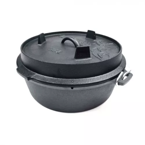 Valhal Outdoor Valhal Dutch Oven Braadpan Gietijzer 6,1 Liter (VH6.1L)