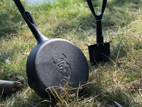 Valhal Outdoor Valhal Skillet Koekenpan Gietijzer met Steel Ø 25 cm (VH25)
