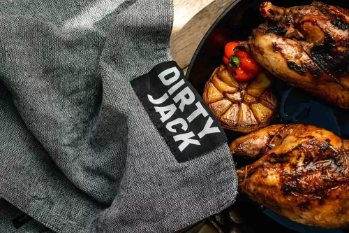 DIRTY JACK DIRTY JACK Kookdoek Charcoal Black label (DJKD007)