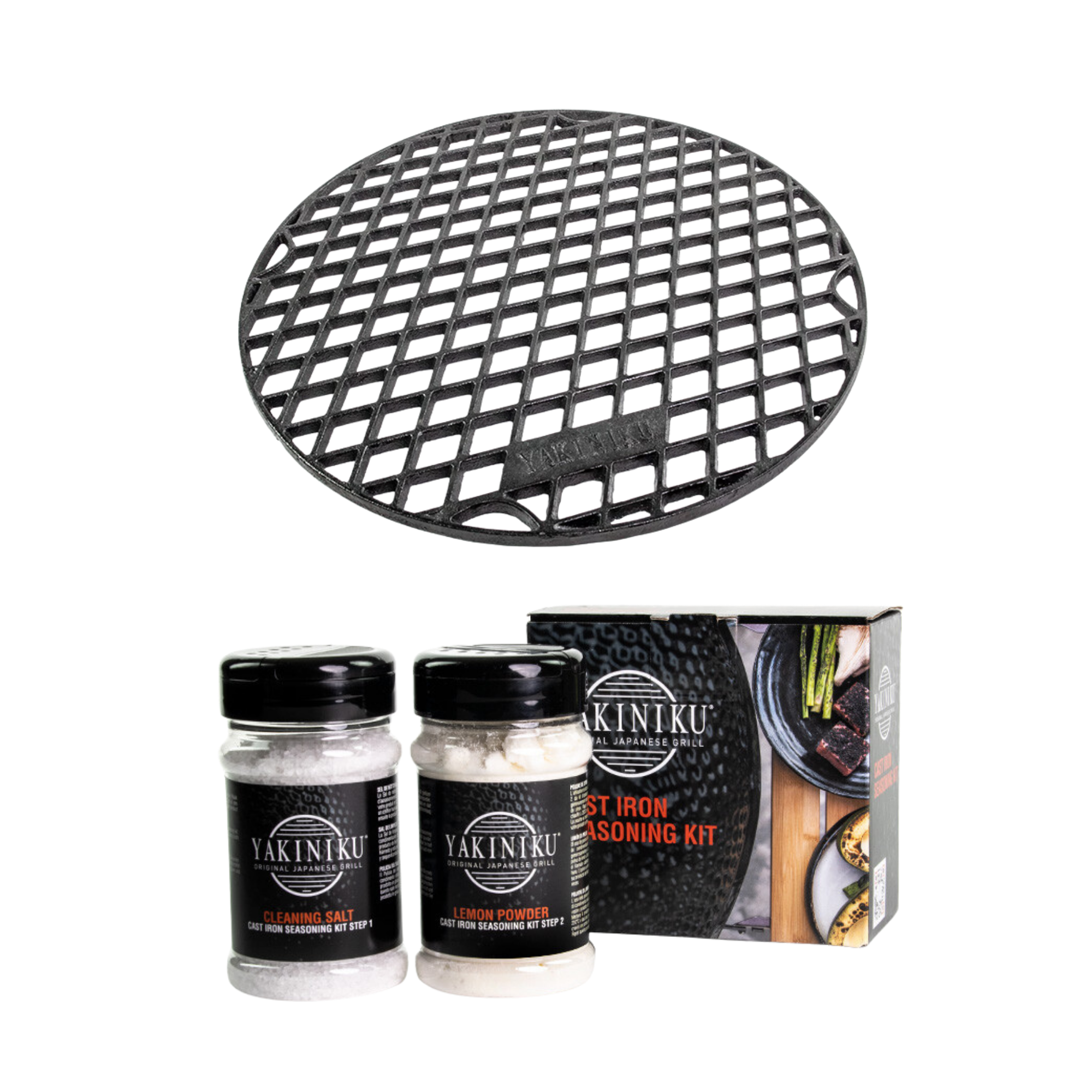 YAKINIKU Gietijzeren rooster | LARGE met GRATIS seasoning kit