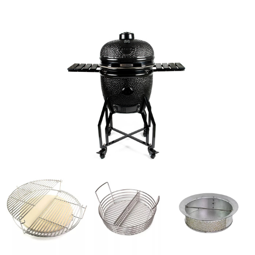 Yakiniku Black Edition Large kamado Basic Pro Set