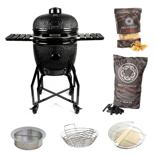 YAKINIKU Kamado Black Edition Large Compleet starterset