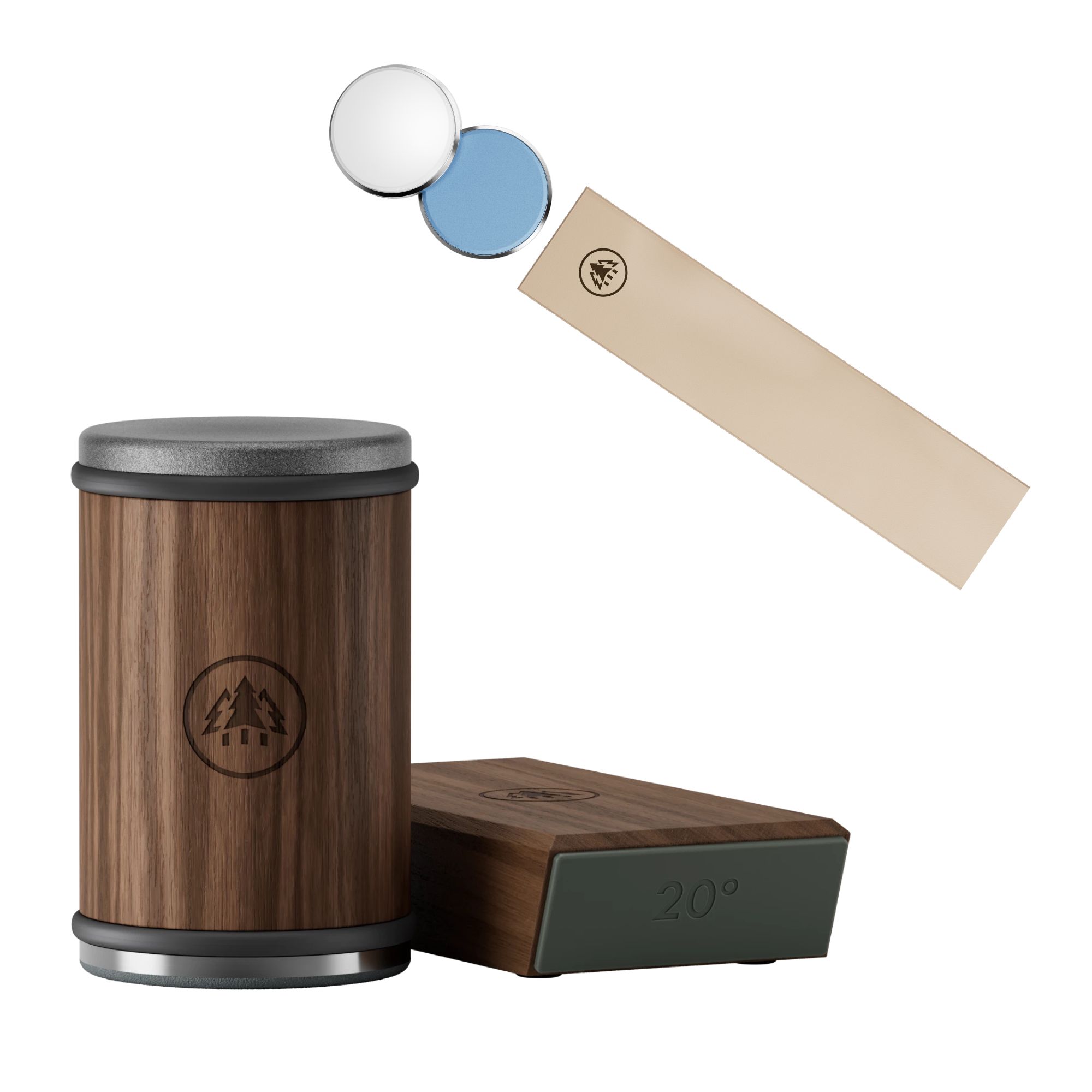 HORL 3 Messenslijper Walnoot set